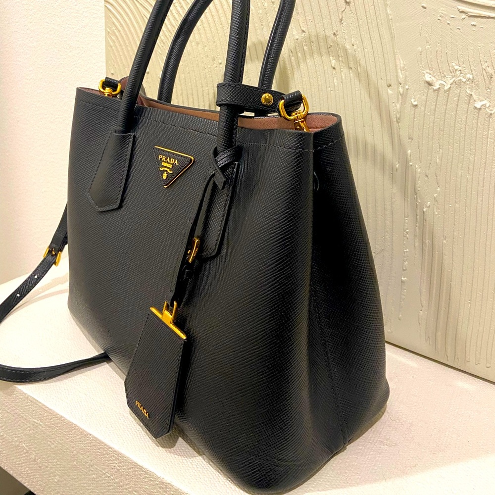 Prada Small Saffiano Leather Tote